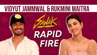 Vidyut Jammwal & Rukmini Maitra’s ‘Sanaki’ RAPID FIRE | Ajay Devgn | Nandita Mahtani | SANAK