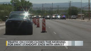 Robbery suspect taken into custody following closure at Coors in Albuquerque
