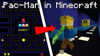 I Played Pac-man in Minecraft