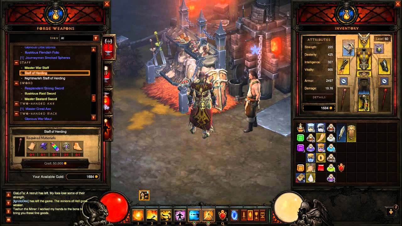 Staff of herding craft Diablo 3 YouTube