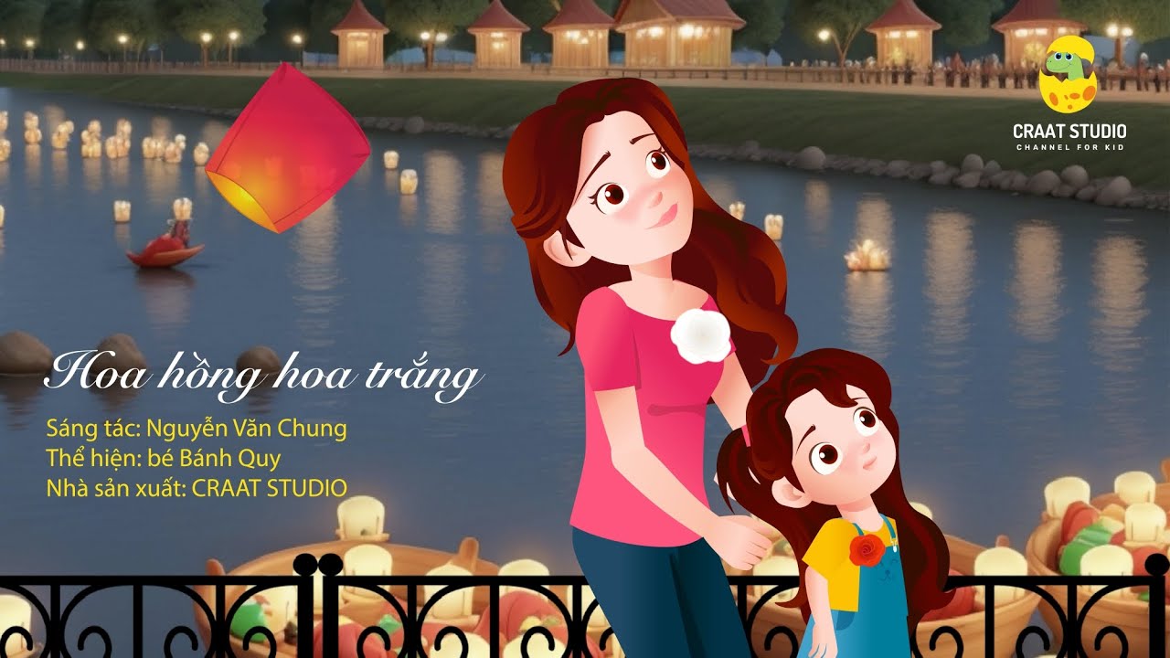 HOA HỒNG HOA TRẮNG | NHẠC THIẾU NHI | MV 2D ANIMATION OFFICIAL