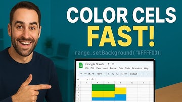 Set Cell Text & Background Color — Google Apps Script