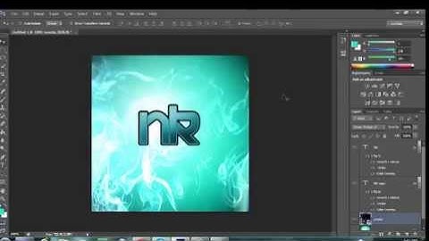 How to make a youtube profile picture using photoshop cs6