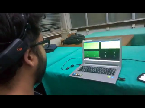 On-screen Keyboard using SSVEP BCI