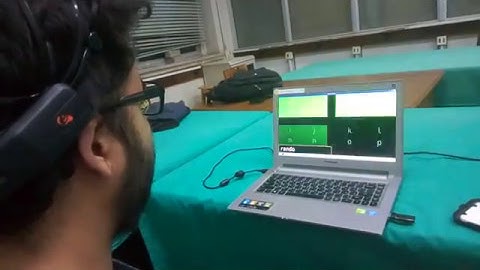 On-screen Keyboard using SSVEP BCI