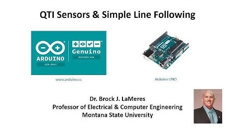 Arduino BOE-Bot: QTI Sensors & Line Following