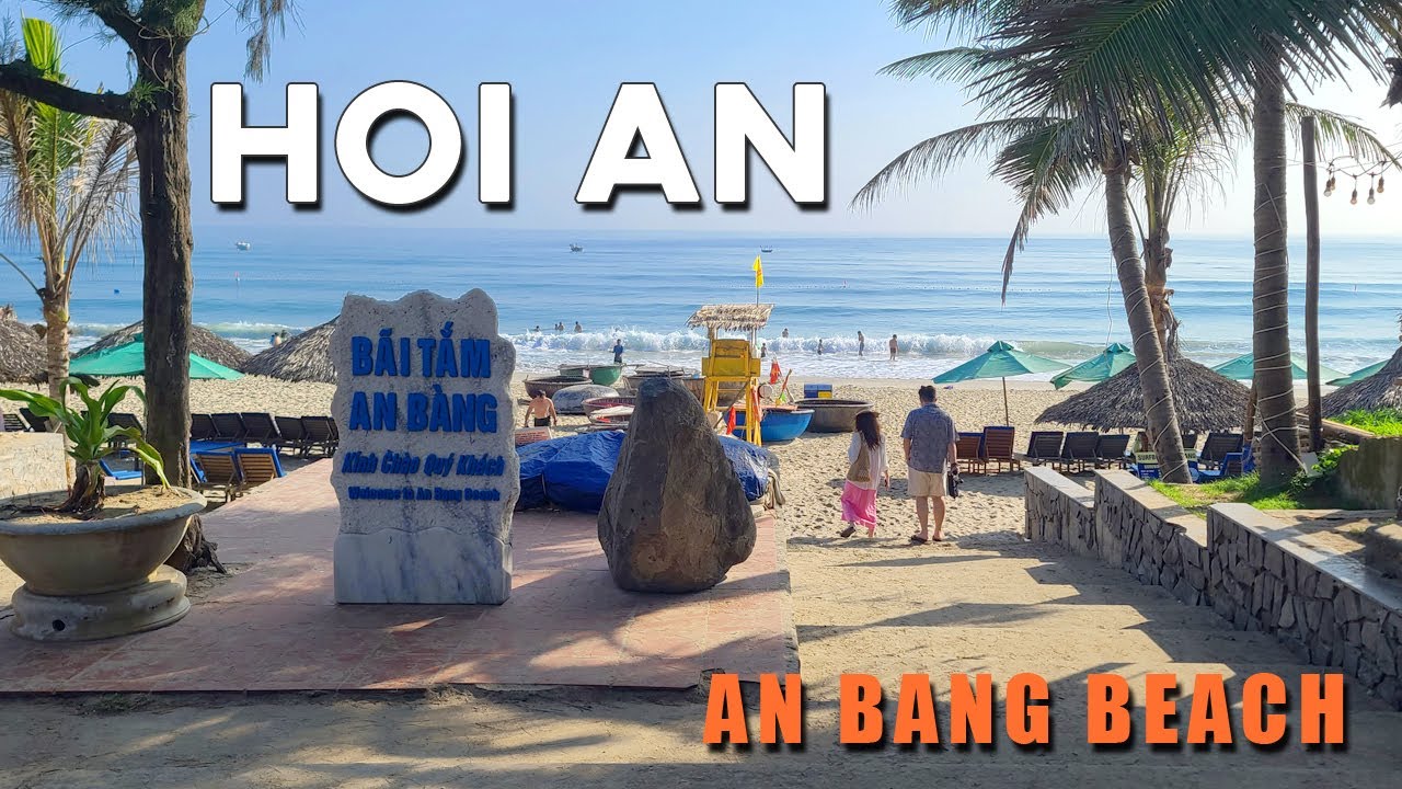 Хойан, Вьетнам, прогулка по пляжной деревне Ан-Банг - Вьетнамский тур в 4K