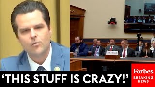 FBI Whistleblower Tells Gaetz: I Took Parents' License Plate Numbers At School Board Meetings