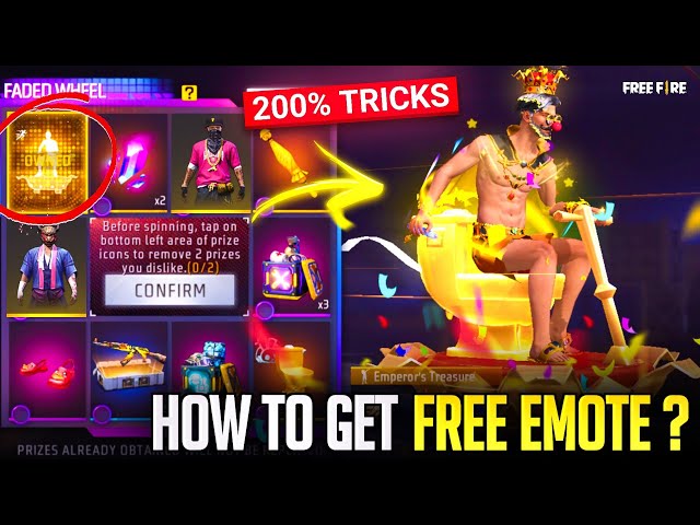 💥How to Get Free Emote In Free Fire || New Event In Tamil || Emperor Treasure Emote || PVS class=