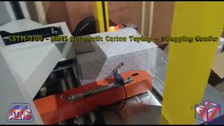 CSTM-200 Fully Automatic Carton Strapping & Taping Machine Combo info@coding-india.com