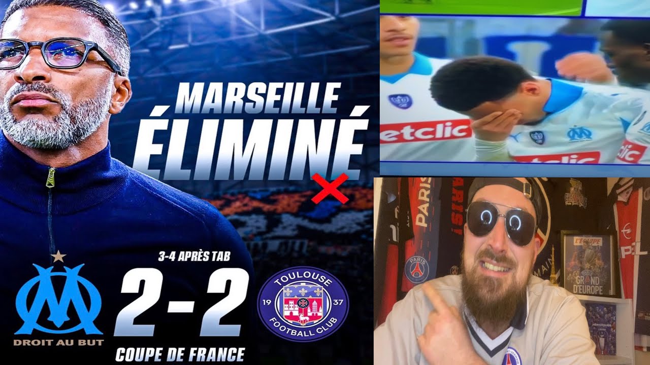 OM ÉLIMINÉ DE LA CDF , 14EME SAISON BLANCHE SUR LA CANNEBIERE 😂😂😂🤡🤡🤡