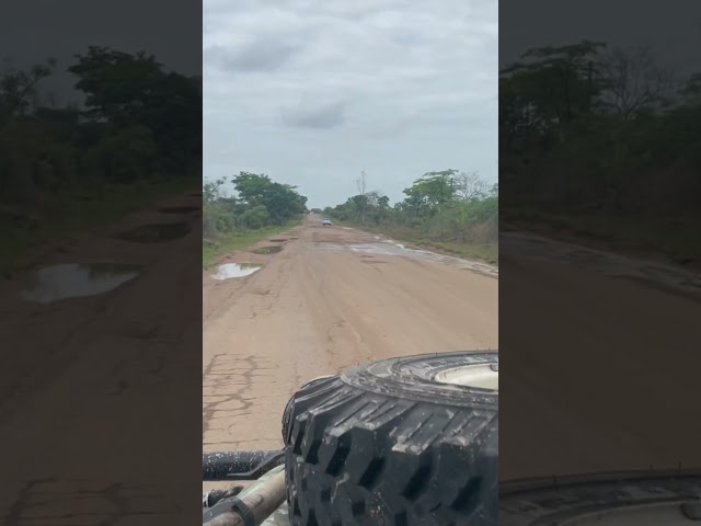 When you’re on road experience is the best off roading #landroverlife #badroads  #mozambique