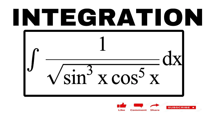 What is the value of int 1√(sin^3xcos^5x) dx l Integration of 1√(sin^3xcos^5x)