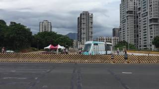 新北捷運淡水輕軌列車試車