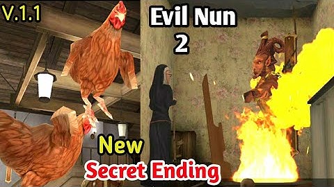 Evil Nun 2 New Update Version 1.1 Secret Ending | New Secret Escape Ending Scene