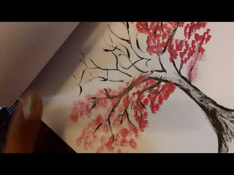 Video: Cómo Dibujar Un árbol De Sakura