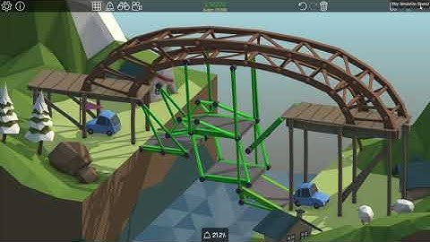 Poly Bridge 1-15 Easy Elevator