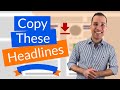 5 Proven Headline Formulas  - How To Write Catchy Headlines in 10 minutes
