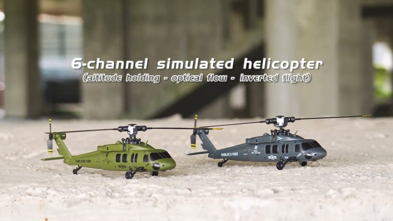 JJRC U9901 6CH Flybarless RC Helicopter - YouTube