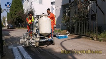 W-TCV Coldplastic Dots Road Marking Machine-Zhenjiang Rays Traffic