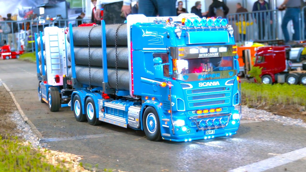 TOP RC TRUCK COMPILATION - SCANIA SUPER - MB ACTROS - MAN - SCALEART TIPPER TRUCK -