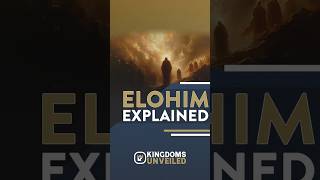 What does ELOHIM Mean? (Not God?)