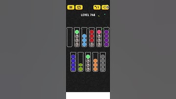 Ball sort puzzle level 746 #ballsortpuzzle