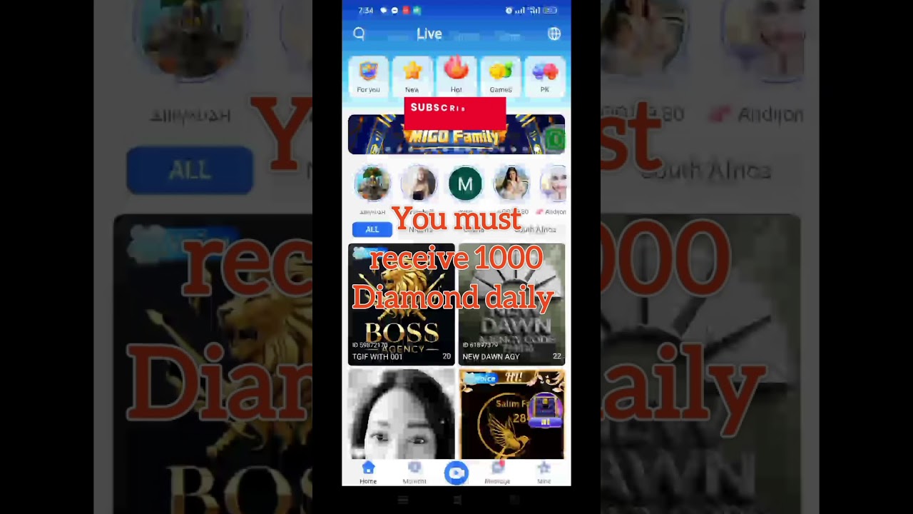 What to do to get paid on migo Livestream App 