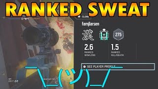 just love sweating in ranked - Rainbow Six Siege operation chimera