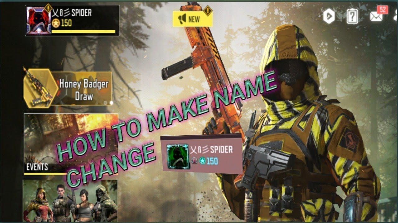 Call of Duty mobile # name change # watch the video - YouTube