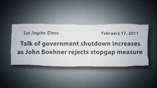 Celebrity Reid on Speaker Boehner's Government Shutdown Threat Profile