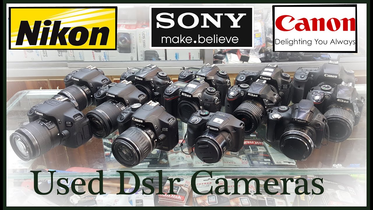Canon Nikon Dslr and Lens Used at Karachi Camera Center 03335329704