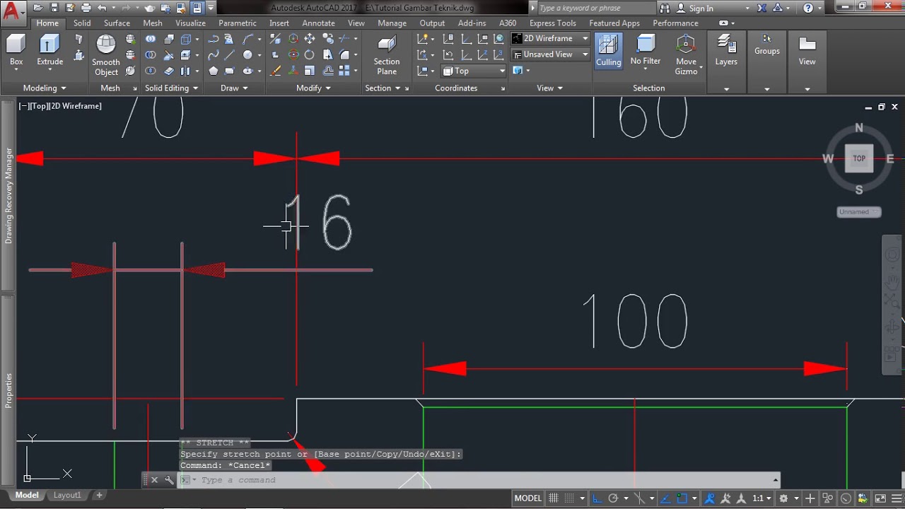Tutorial Cara menggambar Tenik 