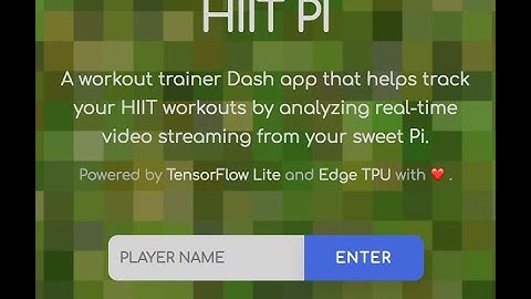 Building a Home HIIT Workout Trainer (Demo) | TensorFlow Lite | Edge TPU | Raspberry Pi | James Wong