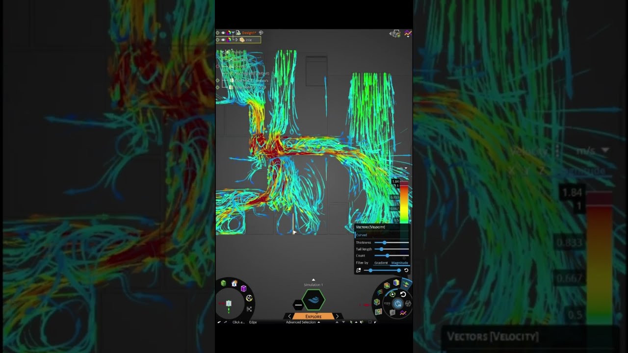 집 안에서 바람은 어떤 형태로 흘러갈까요? / Ansys Discovery