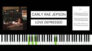 Carly Rae Jepsen - Love Depressed (BEST PIANO TUTORIAL & COVER)