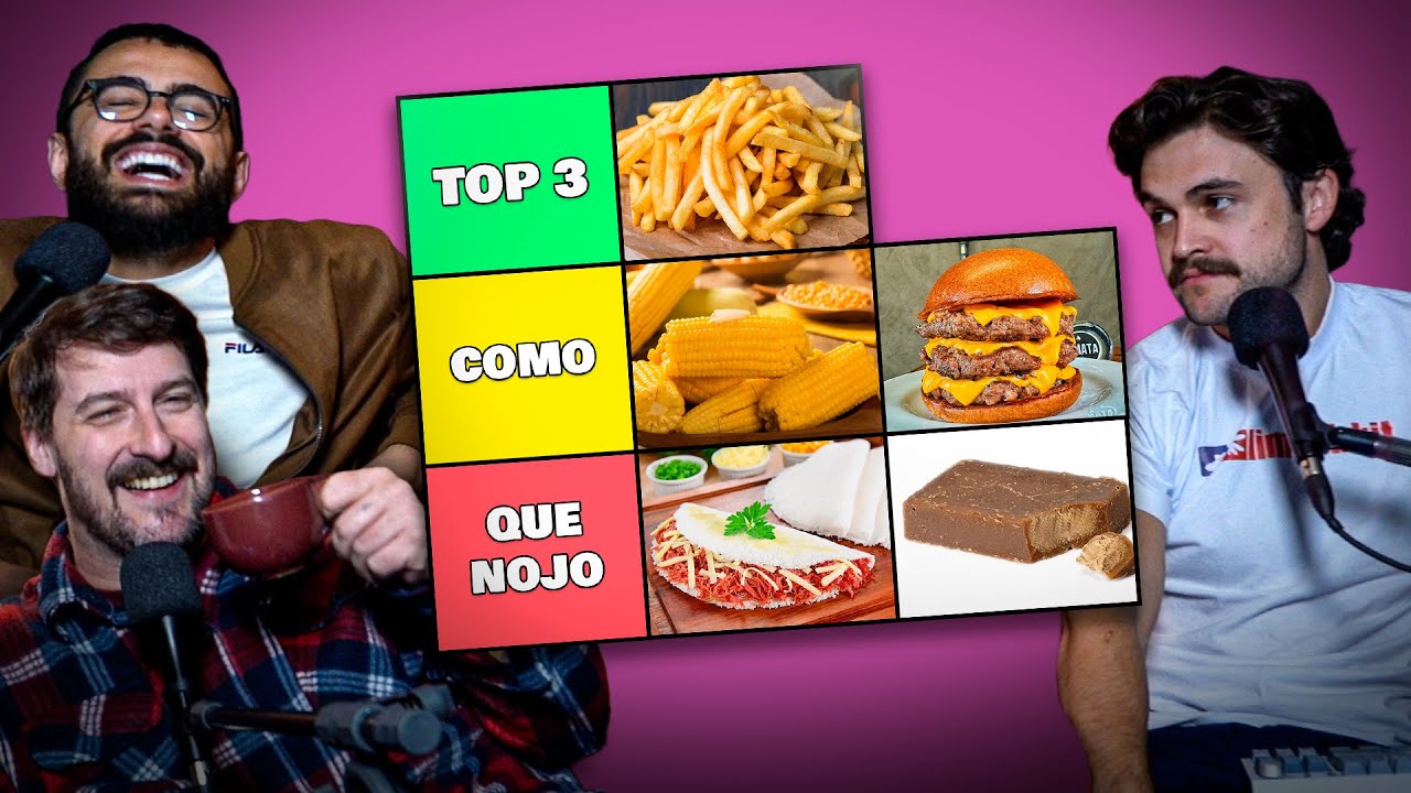 Qual é a MELHOR comida BRASILEIRA?! - Desculpa Qualquer Tierlist #7