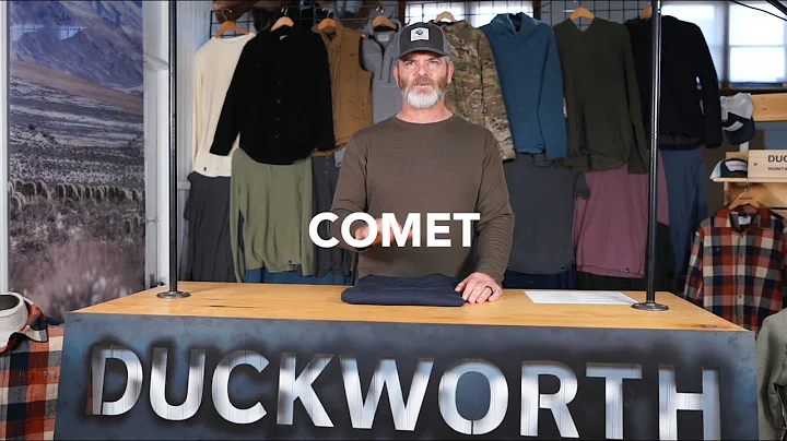 Duckworth Merino Wool Apparel - Comet hydro-ply baselayer fabric