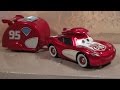 RD TR1P CRUISIN LIGHTNING MCQUEEN TRAILER NEW 2016 CARS MATTEL DISNEY DIECAST UNBOXING REVIEW 