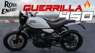 Royal Enfield Guerrilla 450 Photos Leaked ! Launch This Month ? Price & Features Details