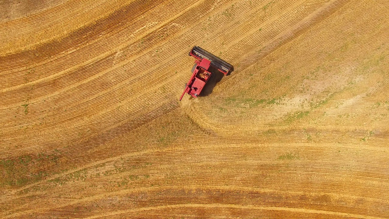 HARVEST SEASON Drone Footage from NorthCentral Kansas YouTube
