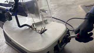 HITACHI/日立工機 卓上糸のこ盤 FCW40SA 簡易動作確認動画【工具一番館