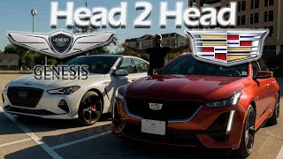 2020 Cadillac CT5 Sport VS 2020 Genesis G70 || Which car is better to spend $50K on?