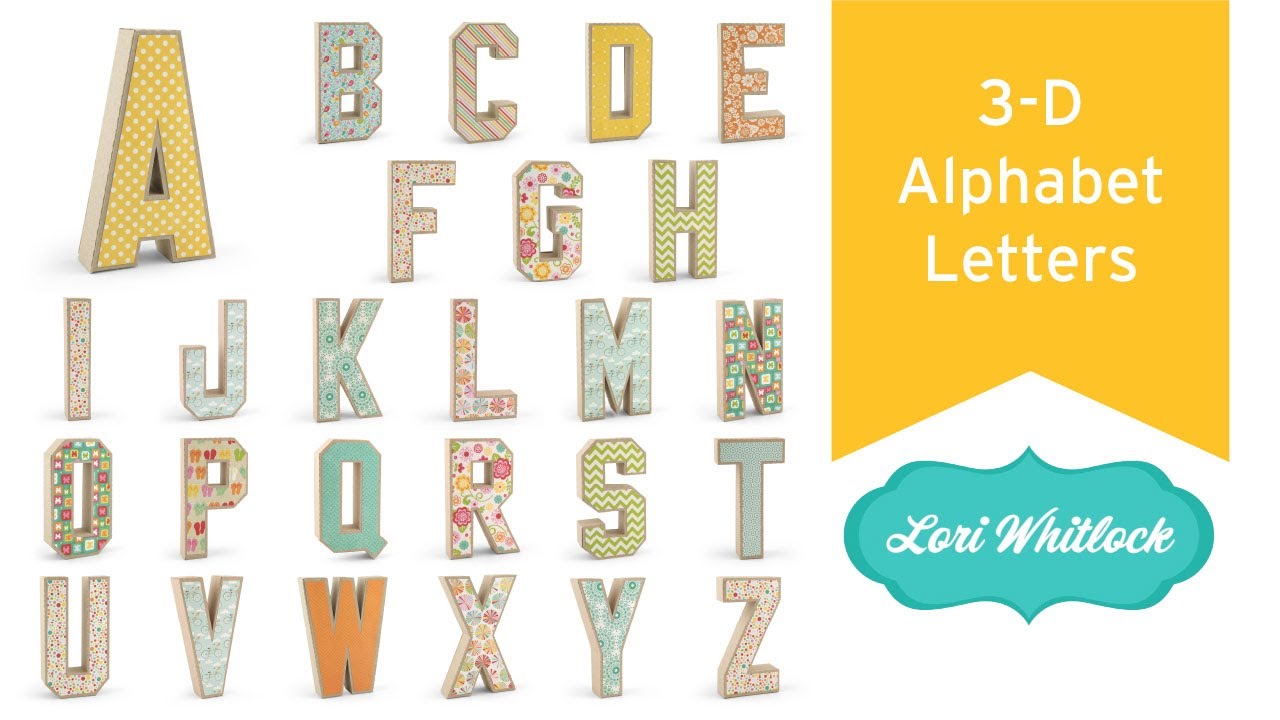 Download 3d Alphabet Letters Youtube