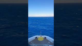 HUGE ship vs HUGE waves 🌊 #iconoftheseas #royalcaribbean #cruiseship
