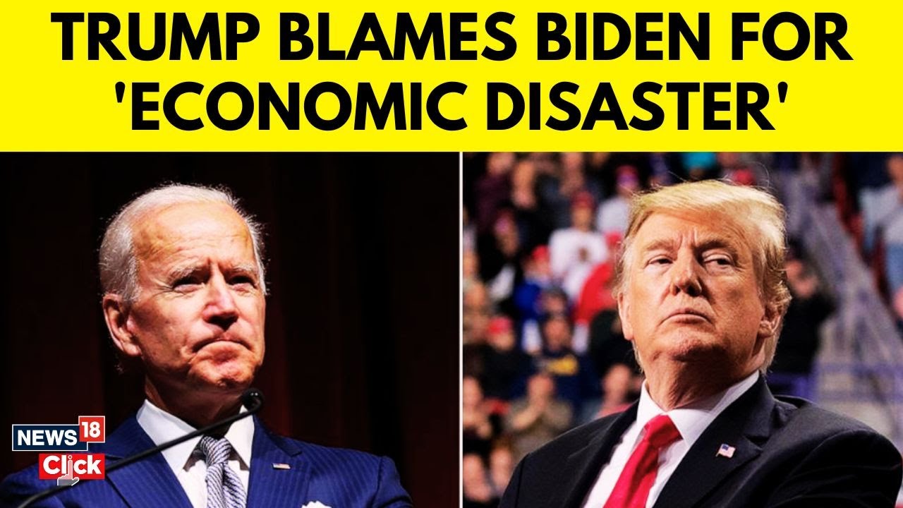 Trump vs Biden | US Economy Shrinks: Trump Blames Biden's Policies | U ...