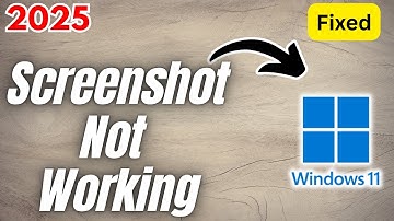 How to Fix Windows Screenshot Not Working | 2025 Full Guide