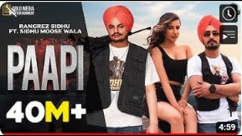 Papi ( Full Video) Rangrez Sidhu / Sidhu Moose Wala / Kidd / Gold Media / Lestest Punjabi Song 2020