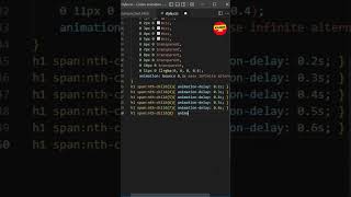 Awesome Jumping Text 🔥😲 | HTML CSS #shorts