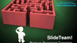 Complicated Maze Business PowerPoint Templates Themes And Backgrounds Graphic designs